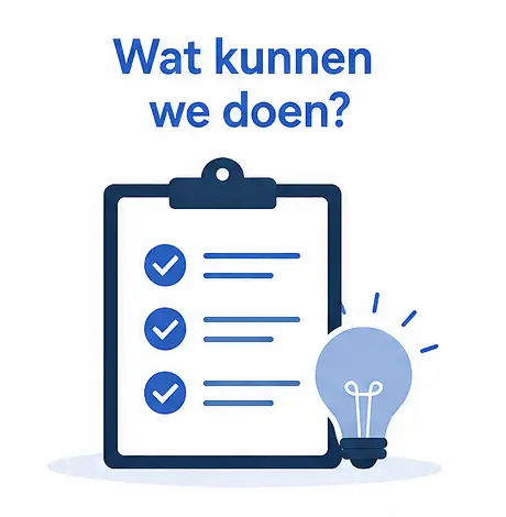 Wat kunnen we doen? Wat kunnen we doen?